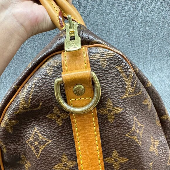 Louis Vuitton Speedy 30 Brown Monogram Canvas Tote 799-082225 - Picture 6 of 16